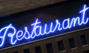 Restaurant signs