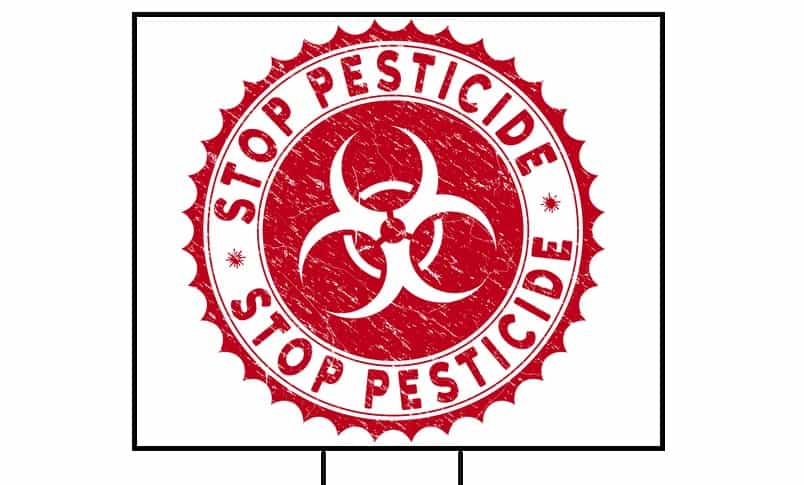 Pesticide Lawn Signs