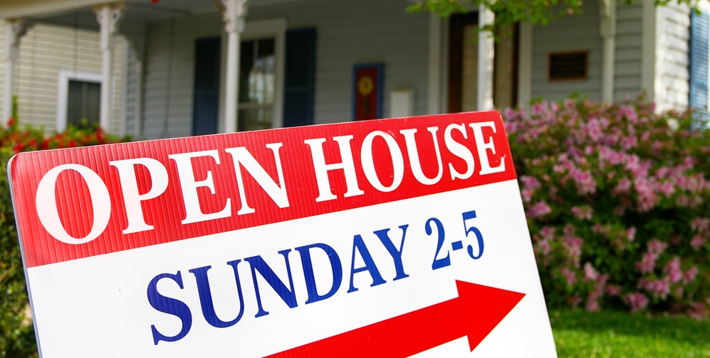 Open House lawn sign