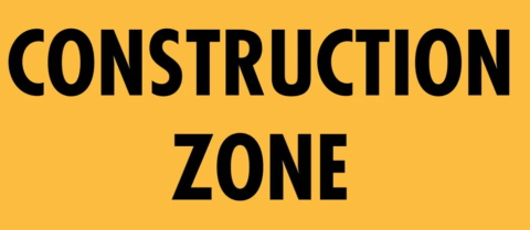 Construction Zone Signs In Vancouver