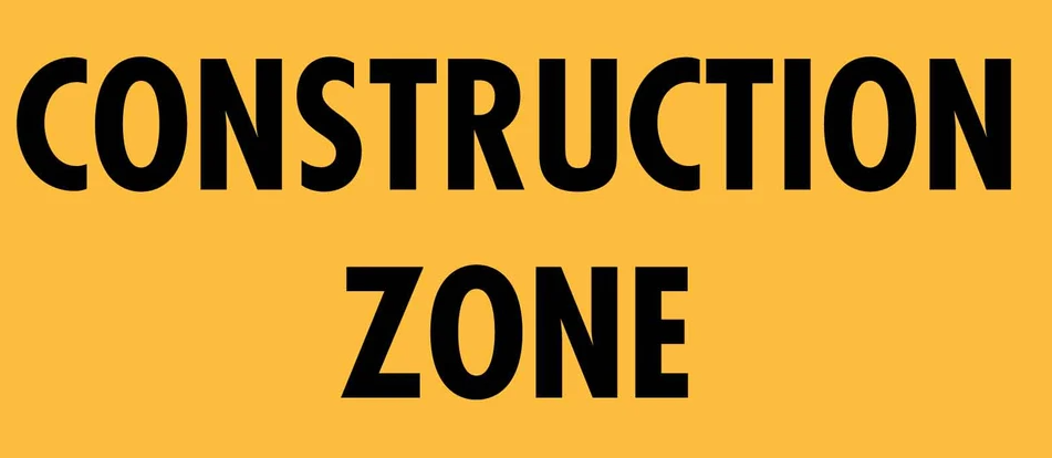 construction zone signs