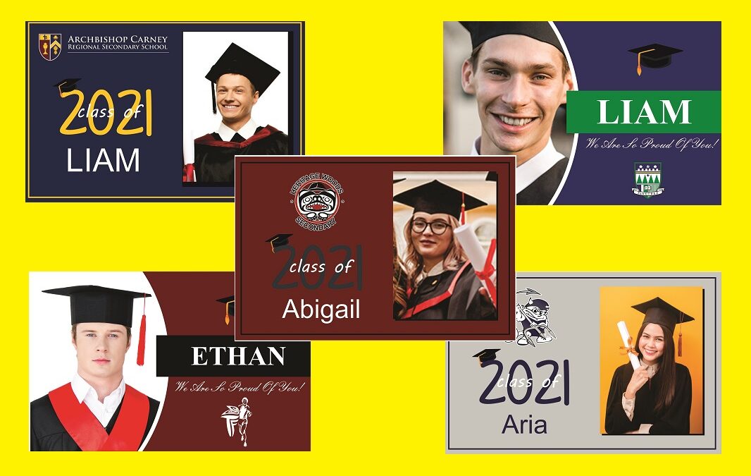 2021 Graduate Sign – From just $ 15 for 18″x24″ size! Layout – Free!