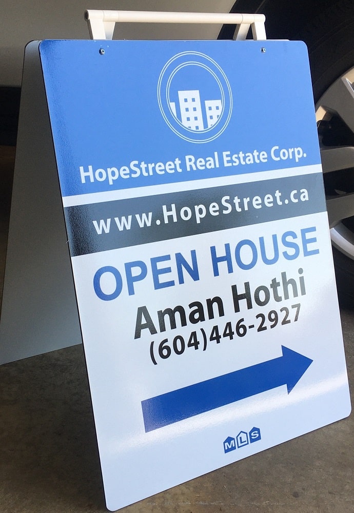 Real estate signs Solutions - Quarter Cheaper Signs in Vancouver