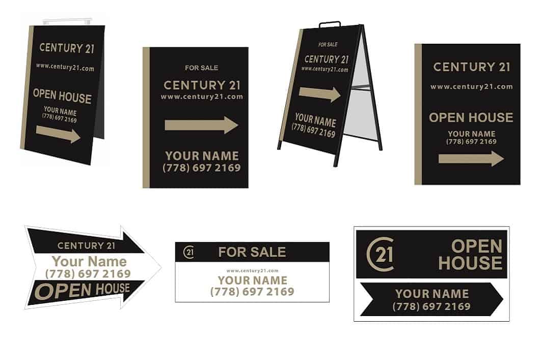 Signs for Century 21 in Vancouver – Free Design and Low Prices!