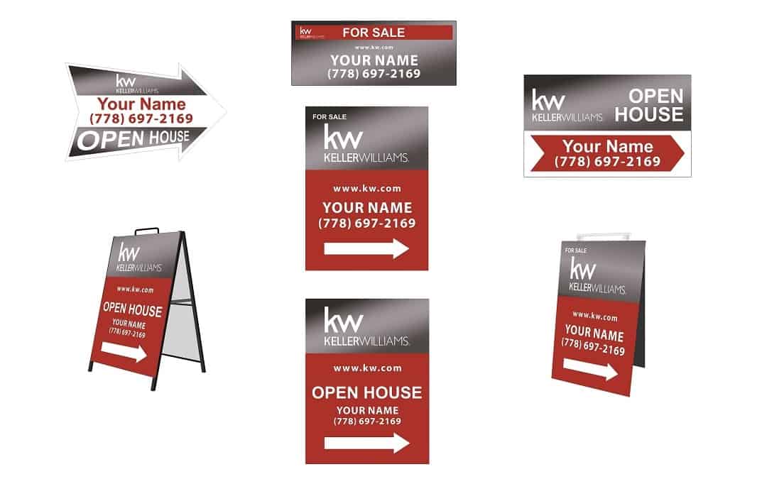 Order Keller Williams Signs and get your design for free!