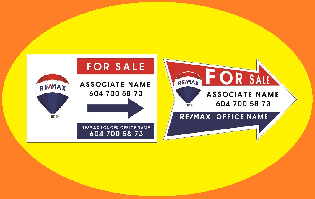 Remax signs – free design + favorable prices!