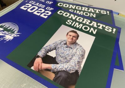 Custom graduation signs