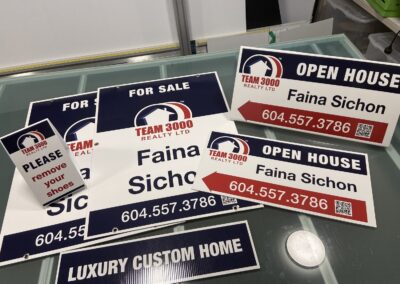 cheap real estate signs