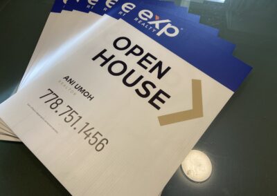 open house signs